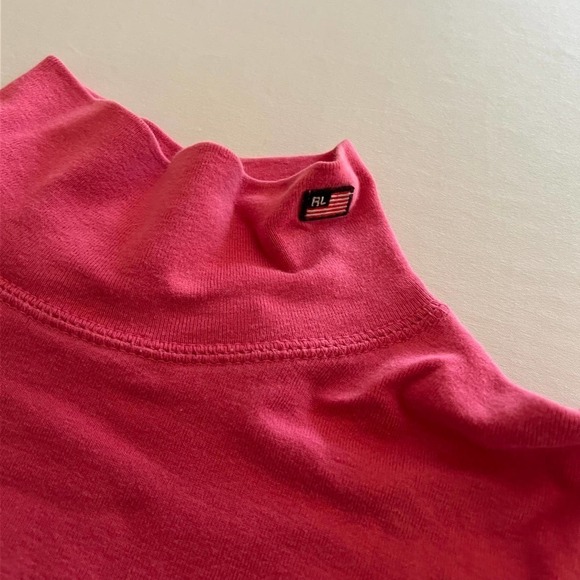 Polo Jeans Co Ralph Lauren Pink Turtleneck XL - Picture 5 of 8